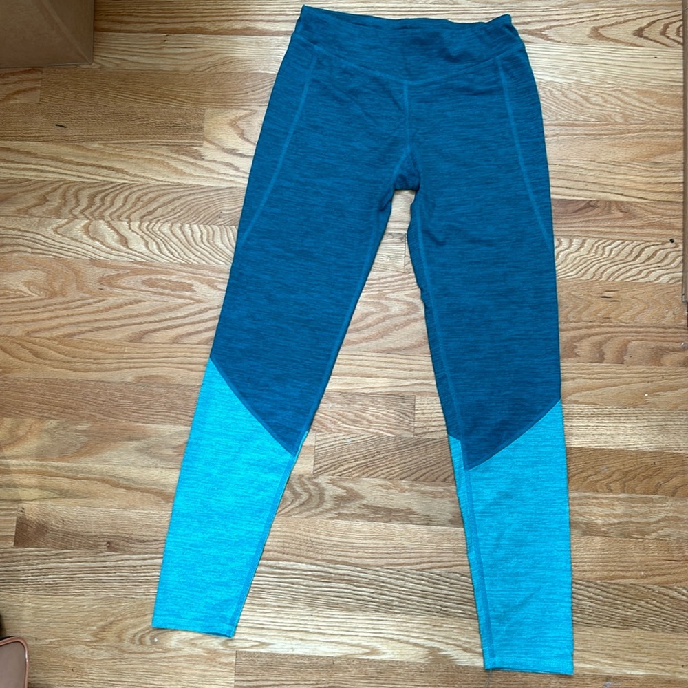 Champion XL Multicolored Blue Leggings Size XL